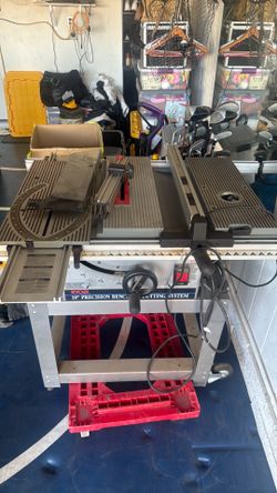 10” table saw and router table