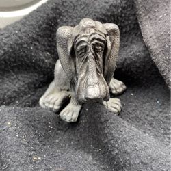 Vintage Pewter Bassit Hound