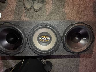 3 12in Subwoofers