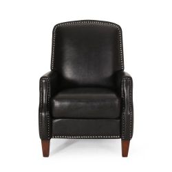 NEW BLACK PU Leather Recliner Chair