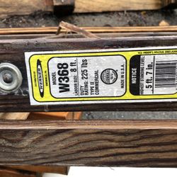 Werner 8 Feet Wood Ladder - Trade For Fishing Equipment 