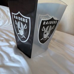 Raiders Popcorn Bucket (plastic and reusable)