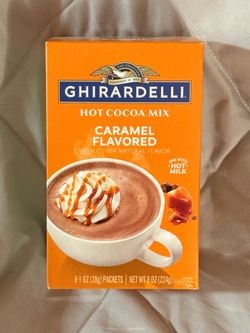 New Ghirardelli Caramel Flavored Hot Cocoa Mix