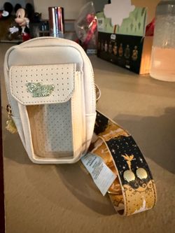 Disney Parks Pin Trading Beige Crossbody Bag