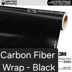 New Vinyl Wrap Black Carbon Fiber - 3M