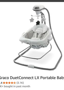 Graco DuetConnect LX Portable Baby Swing