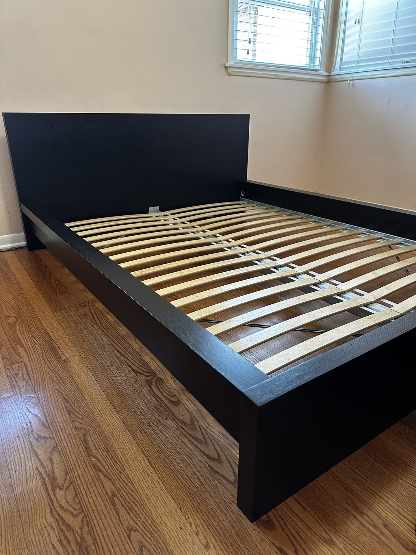 Ikea Malm Queen Bed Frame With LED Light