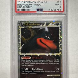 Houndoom Undaunted Holo PSA 9