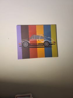 Porsche Modern Canvas Decor 