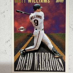 1996 Topps Road Warriors Matt Williams #RW20 Giants