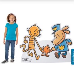 Dog man Card Board Stand Up Party