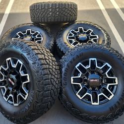 18” GMC 2500 AT4X New 2025 Wheels And Tires 