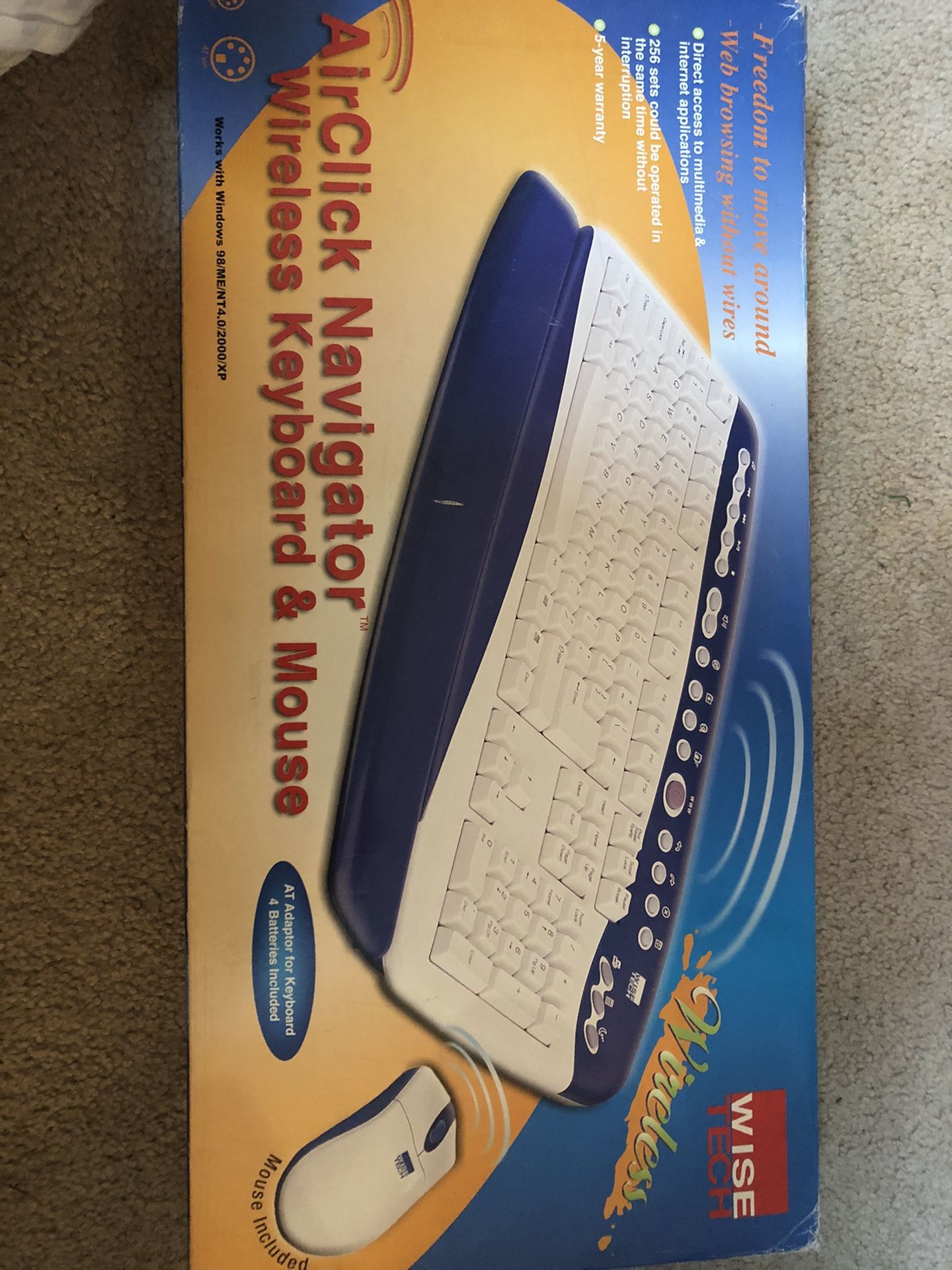 New wireless keyboard and mouse