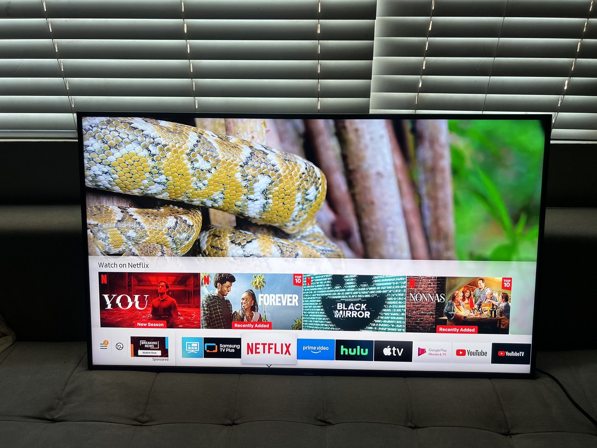 50 Inch 4K Samsung Smart TV