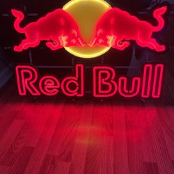 Large Redbull LED Neon Sign