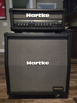 Hartke 60 watt guitar amplifier with matching cabinet. Tube Amp.