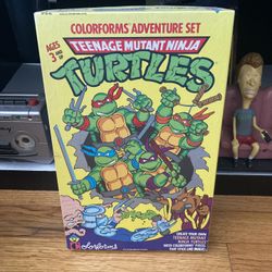 Vintage Tmnt Colorforms Set 