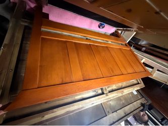 Used wooden headboard queen size