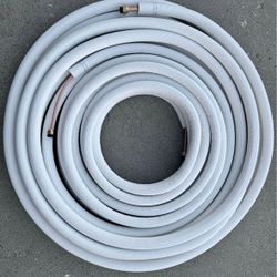 50ft 1/4" and 1/2" lineset for mini split installation
