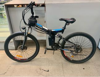 Ancheer Sport Electric Bike e-bike personal mobile transport mobility black 48v commuting recreational Ride Riding 350w Brushless Motor Pedal Assist