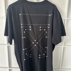 Virgil Abloh Off-white Black  T Shirt Size S 