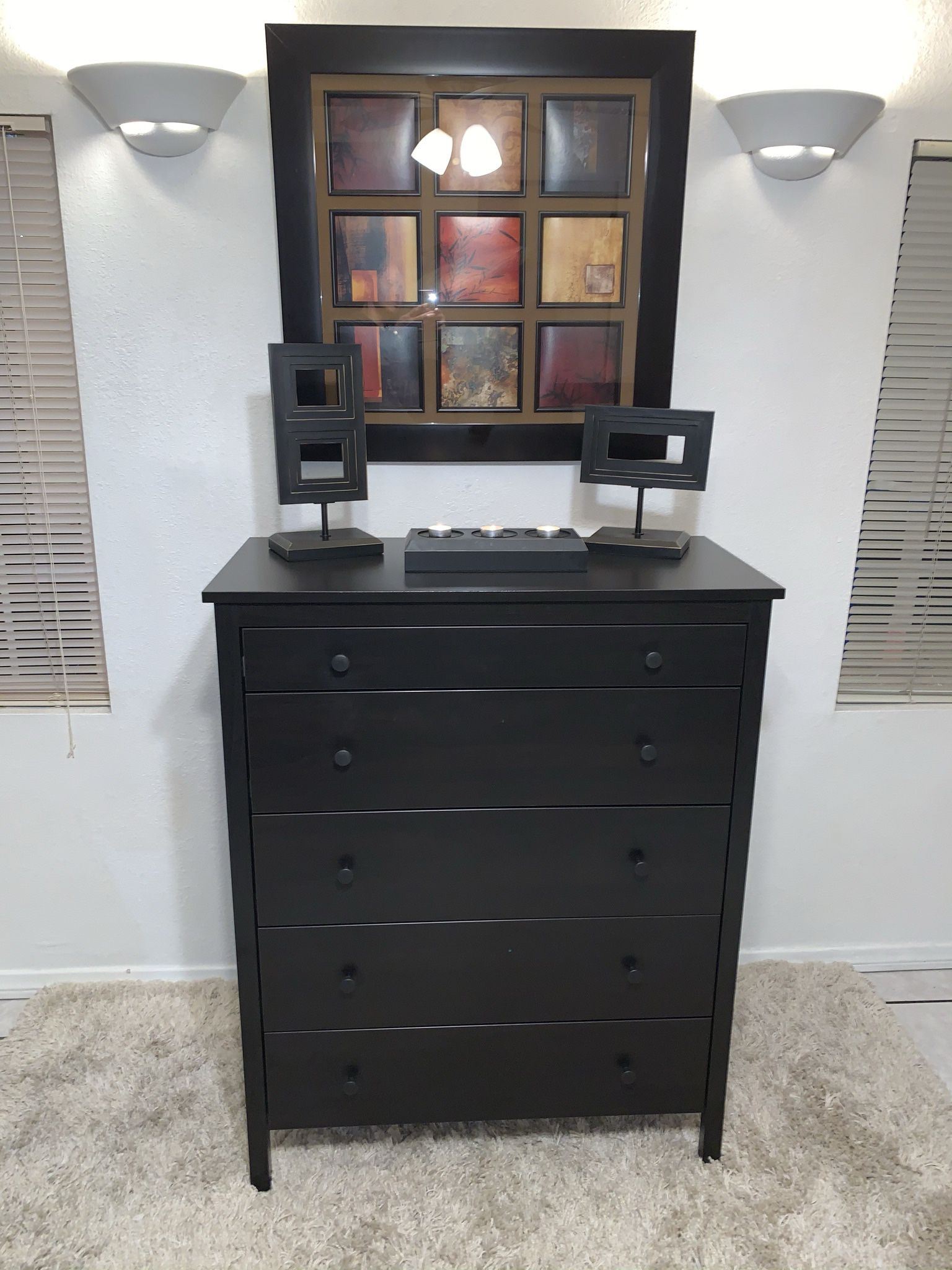 KOPPANG 3-drawer chest, black-brown, 90x83 cm (353/8x325/8) - IKEA CA