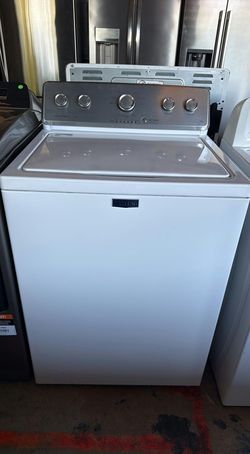 Maytag Top Load Washer, Efficient & White Finish