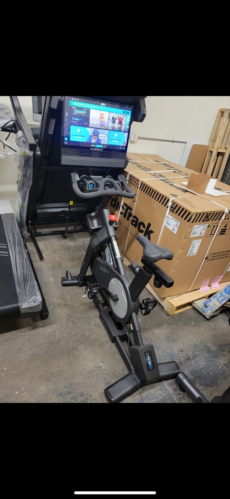 FULLERTON Nordictrack Commercial X24(2025)Exercise bike-FREE 1 Yr Extended Warranty! Holiday Sale