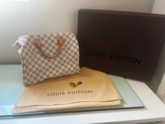 Louis Vuitton Speedy 30 Damier Azur - Like New/Never Used - Complete Set