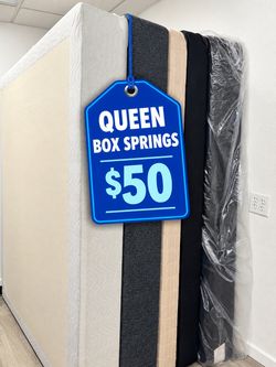 Queen box springs 4”-9”