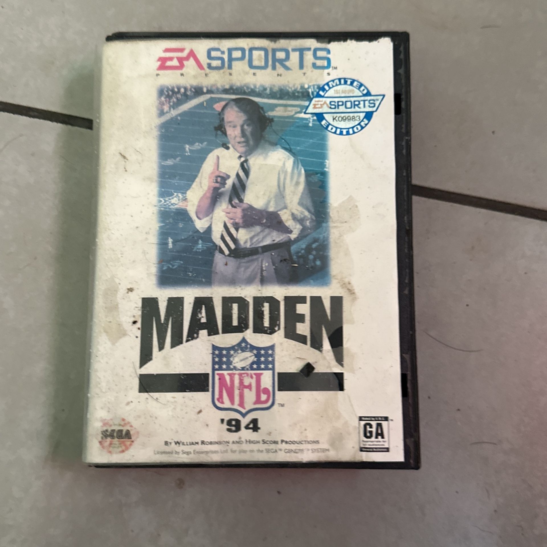 Madden 94’ SEGA