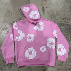 Denim tears pink hoodie 