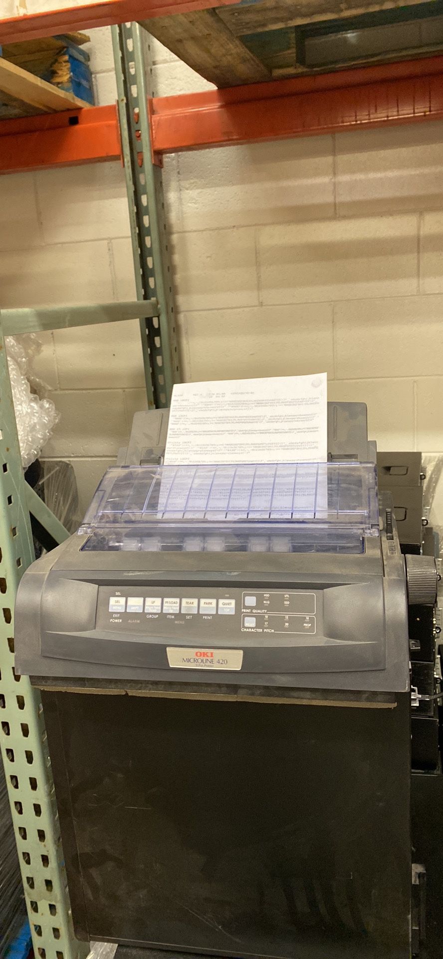 Oki Data Microline 420 9 Pin Dot-Matrix Printer