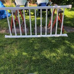 COLONIAL VINYL RAILS (3) 6FT. X  34in.