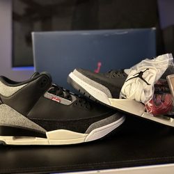 Jordan 3 Levi’s Black size 9.5 new.