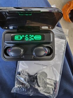 F9 Headphones, E-Sports Gaming Wireless Headphones, 5.2 Noise Canceling Sports In-Ear Headphones