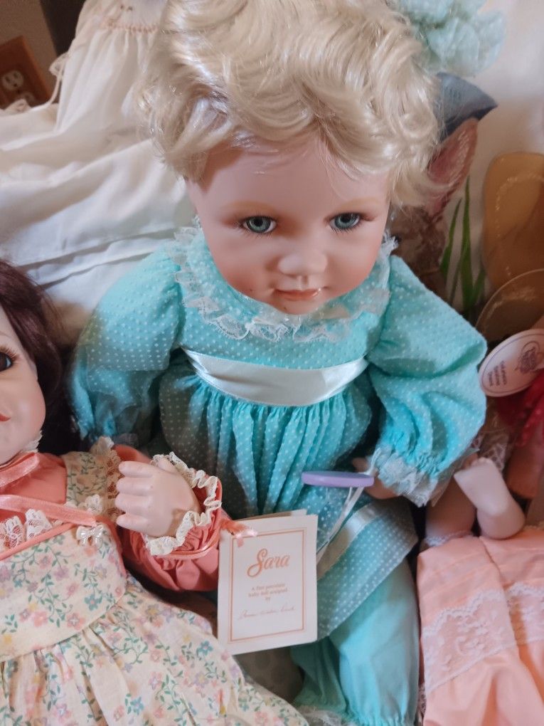 Vintage Porcelain Dolls