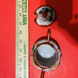 Asian Sugar Pot Minus Spoon