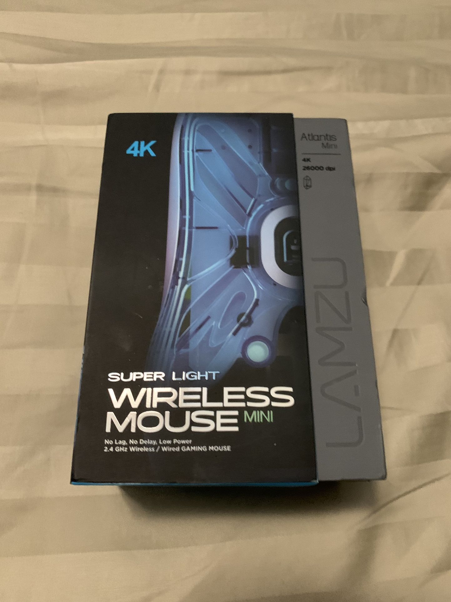 LAMZU Atlantis Mini 4k Black Gaming Mouse