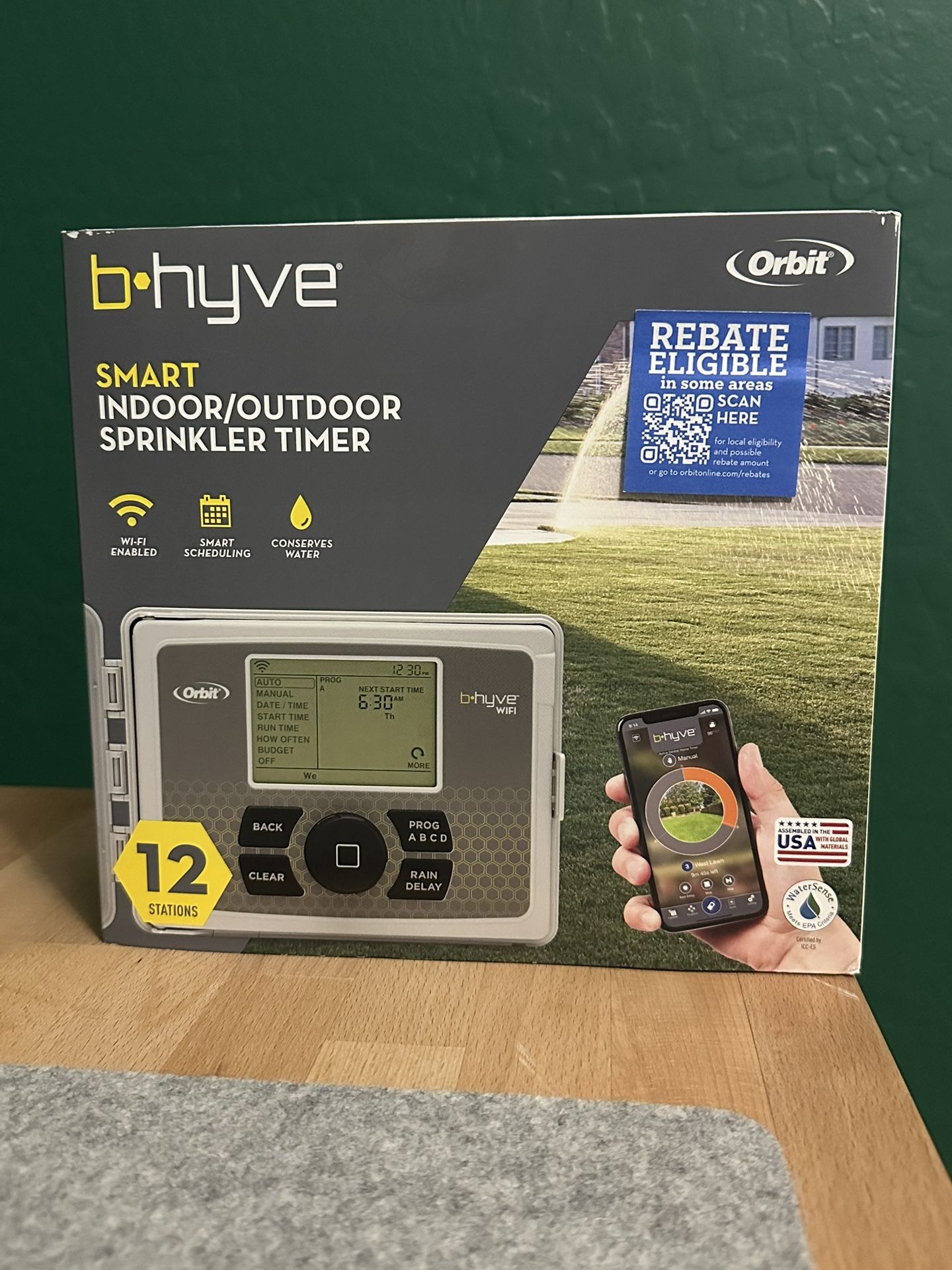 WiFi Sprinkler Timer - Orbit B-hyve 12 Stations