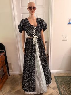 Bodice and full skirt 2 piece set