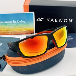 Kaenon Sports Sunglasses Wrap Polarized SR91 Lens - Clearest Lenses KC Chiefs Colors - SHIPS TODAY 315 