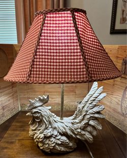 Chicken Lamp Country Decor