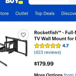 Rocketfish Heavy Duty A/V Wall Mount