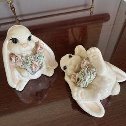 Dilley’s Pair Of vintage lop Ear Bunny’s.