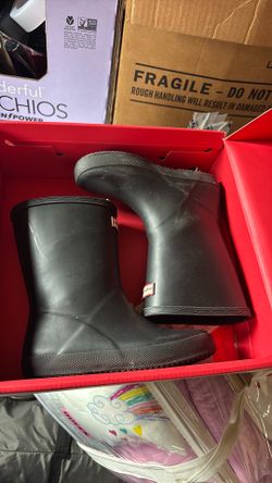 Kids hunter rain boots