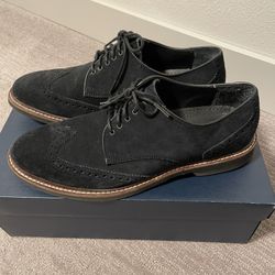 Size 9.5 Black Suede Cole Haans