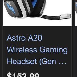 Astro Gaming A20 Gen 2 Wireless 