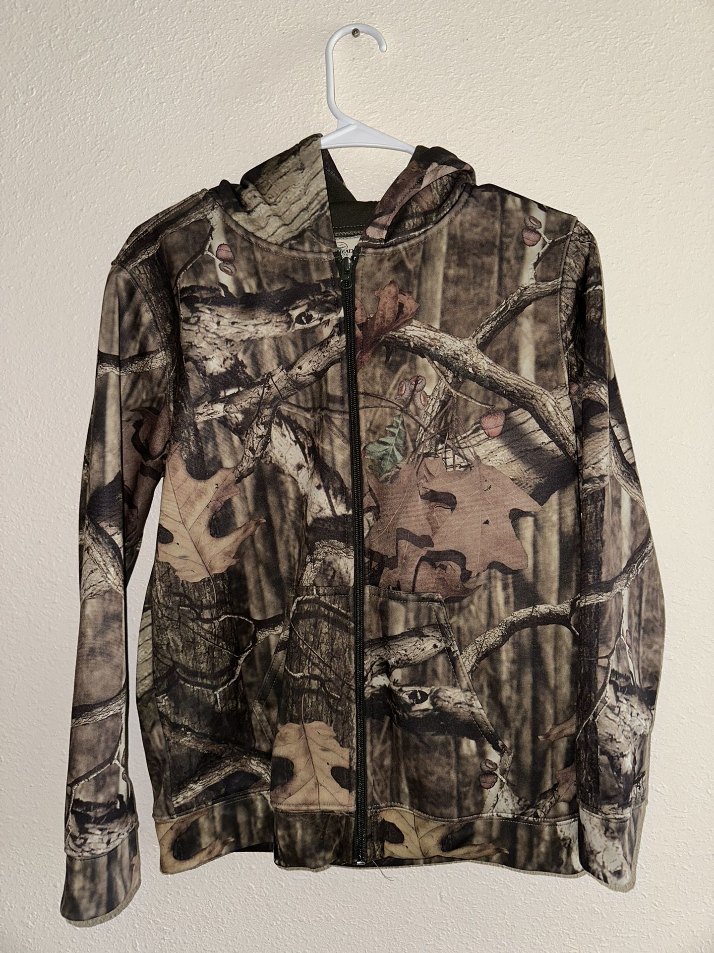 RED HEAD Cabelas Youth Large 14 16 Camo Hoodie Hunting Jacket