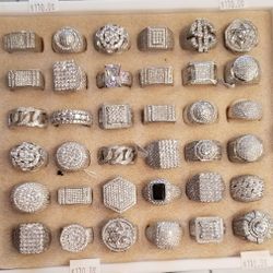 925 Silver Rings Different Size 110 Each 